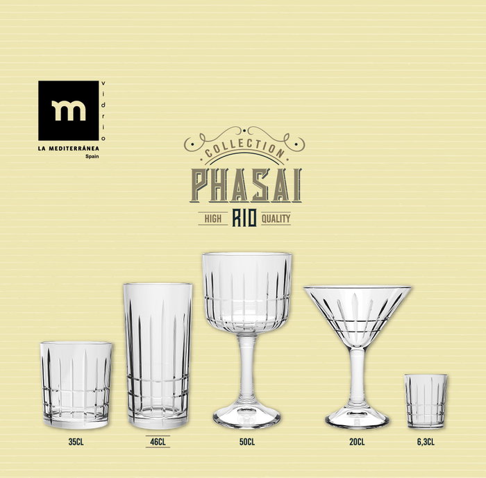 La Mediterranea Vaso Alto Phasai Rio 460ml