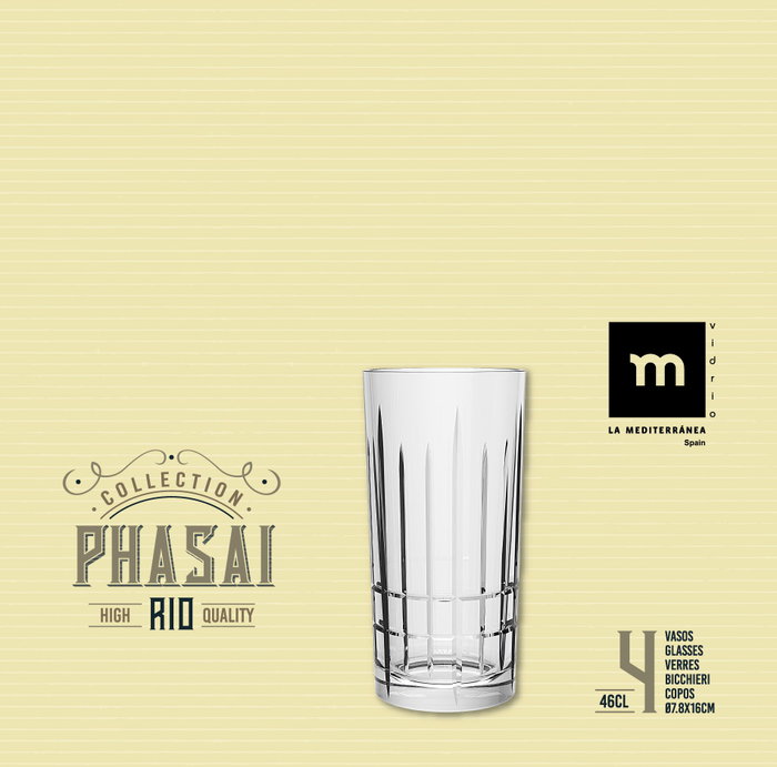 La Mediterranea Vaso Alto Phasai Rio 460ml