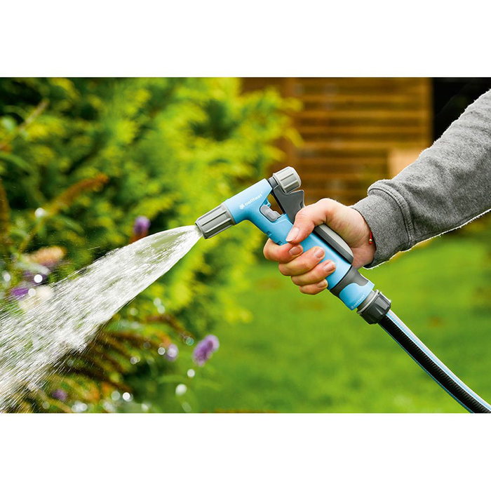 Cellfast Pistola de Riego y Conectores Hydron Cellpro 1/2-5/8 Pulg 6 Bar, 2 Funciones, Blister