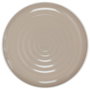 Home Deco Factory Plato Cerámica Bicolor Beige Diámetro 26,5 cm