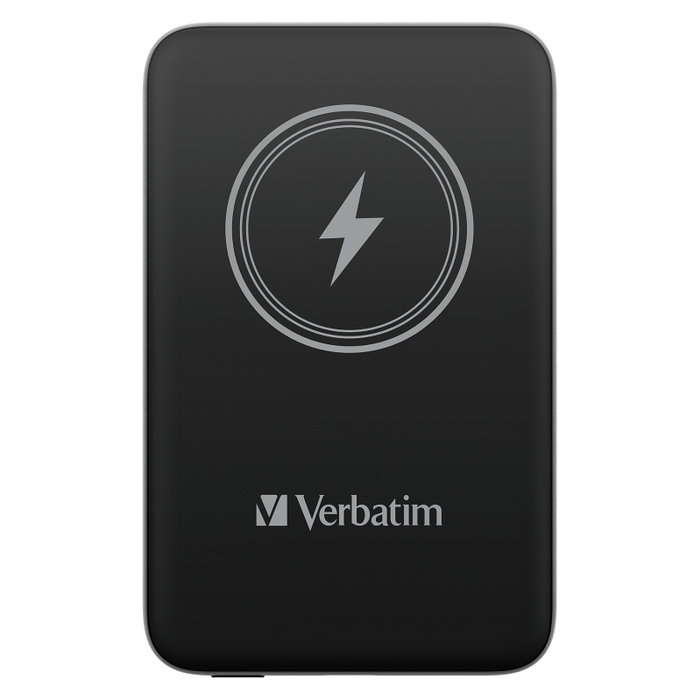 Verbatim Charge 'n' Go Power Bank 10000mAh Negro con Carga Inalámbrica Magnética y PD 20W Verbatim Charge 'n' Go Power Bank 10000mAh Negro con Carga Inalámbrica Magnética y PD 20W