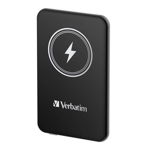 Verbatim Cargador Inalámbrico Power Bank 10000 mAh Carga Rápida 15W Inalámbrica y PD 20W USB-C Negro Verbatim Cargador Inalámbrico Power Bank 10000 mAh Carga Rápida 15W Inalámbrica y PD 20W USB-C Negro