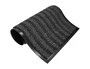 Q-connect Alfombra de Suelo Premium para Interiores Antideslizante, Fibra Polipropileno y Fieltro, Gris, 90x150 cm