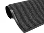 Q-connect Alfombra de Suelo Premium para Interiores Antideslizante, Fibra Polipropileno y Fieltro, Gris, 90x150 cm