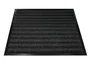 Q-connect Alfombra de Suelo Premium para Interiores Antideslizante, Fibra Polipropileno y Fieltro, Gris, 90x150 cm