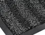 Q-connect Alfombra de Suelo Premium para Interiores Antideslizante, Fibra Polipropileno y Fieltro, Gris, 90x150 cm