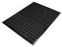 Q-connect Alfombra de Suelo Premium para Interiores Antideslizante, Fibra Polipropileno y Fieltro, Gris, 90x150 cm