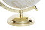 DKD Home Decor Globo Terráqueo Blanco y Dorado 20x20x28 cm