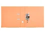 Liderpapel Archivador de Palanca A4 Naranja Forrado PVC 75mm