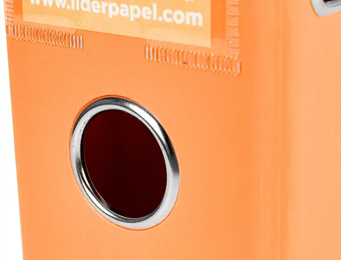 Liderpapel Archivador de Palanca A4 Naranja Forrado PVC 75mm Liderpapel Archivador de Palanca A4 Naranja Forrado PVC 75mm