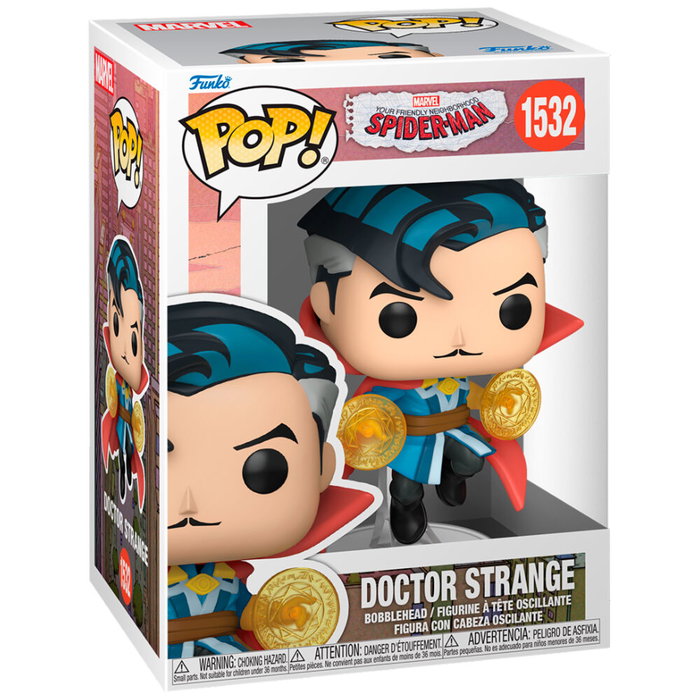 Funko Figura POP Marvel Spider-Man Doctor Strange Vinilo 9cm Caja Regalo