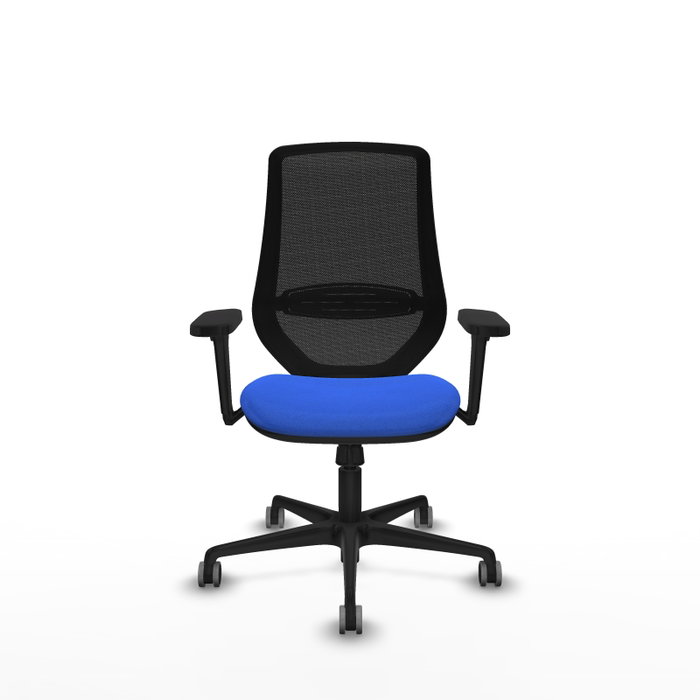PIQUERAS Y CRESPO Silla de oficina Mardos con mecanismo Sincro, Azul y Negro PIQUERAS Y CRESPO Silla de oficina Mardos con mecanismo Sincro, Azul y Negro