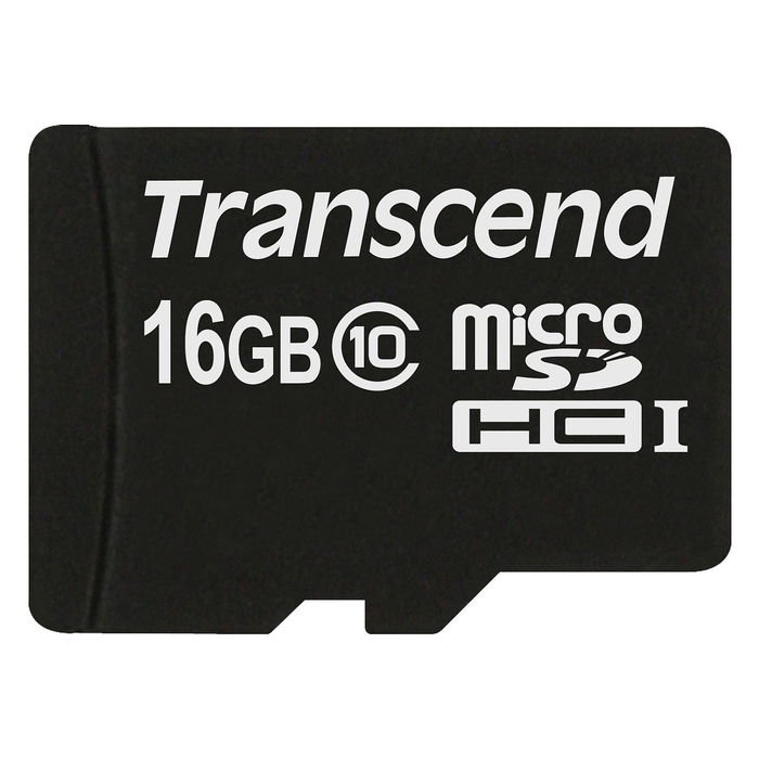 Transcend TS16GUSDC10 Tarjeta MicroSDHC de 16GB Clase 10 UHS-I (90 MB/s)
