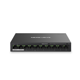 MERCUSYS MS110P Switch Gestionado Fast Ethernet (10/100) con Energía sobre Ethernet (PoE) Negro