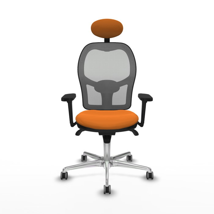 PIQUERAS Y CRESPO Silla de oficina Jorquera Naranja y Gris PIQUERAS Y CRESPO Silla de oficina Jorquera Naranja y Gris