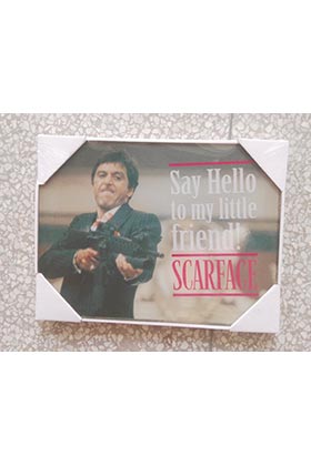 SD TOYS Poster Cristal Say Hello Scarface 30x40cm