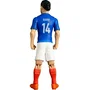 Megableu Figura Articulada de Fútbol Selección de Francia - Jugador Rabiot Número 14 - 20 cm - Idioma Francés - MEG3760046781789