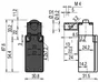 PIZZATO ELETTRICA Interruptor de bisagra de seguridad FM 596-M2