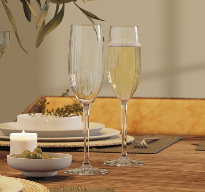 Royal Leerdam Set 6 Copas Champagne Brocante 21 cl