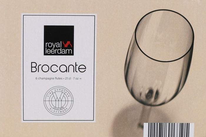 Royal Leerdam Set 6 Copas Champagne Brocante 21 cl