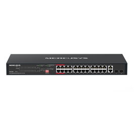 Mercusys MS128GP Switch Gigabit de 28 Puertos con 24 Puertos PoE+