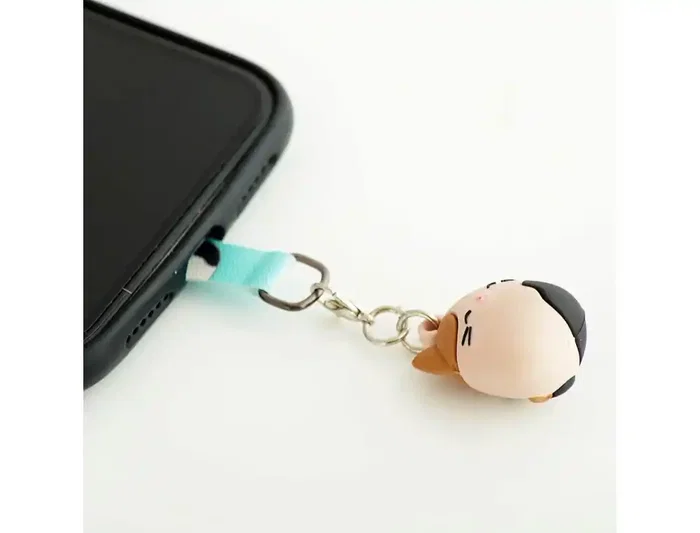 Wondee Charm Squishmallows Cam the Cat para Móvil - Colgante Decorativo Universal para Fundas, 100 x 20 x 58 mm