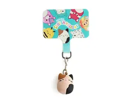 Wondee Charm Squishmallows Cam the Cat para Móvil - Colgante Decorativo Universal para Fundas, 100 x 20 x 58 mm