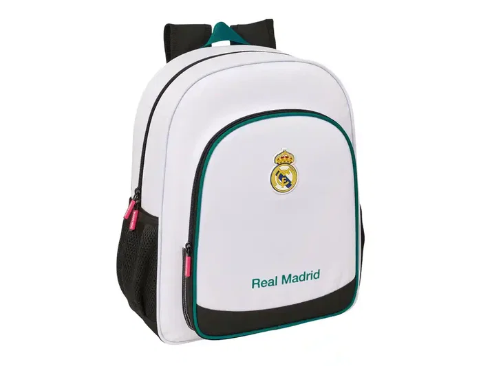 Safta Mochila Junior Real Madrid 1ª Equipación 26/27 Adaptable a Carro