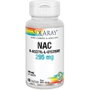 SOLARAY NAC (N-Acetil-L-cisteína) 295 mg 60 Cápsulas Vegetales