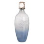 Ixia Botella Decorativa Azul Cristal 12 x 12 x 33 cm