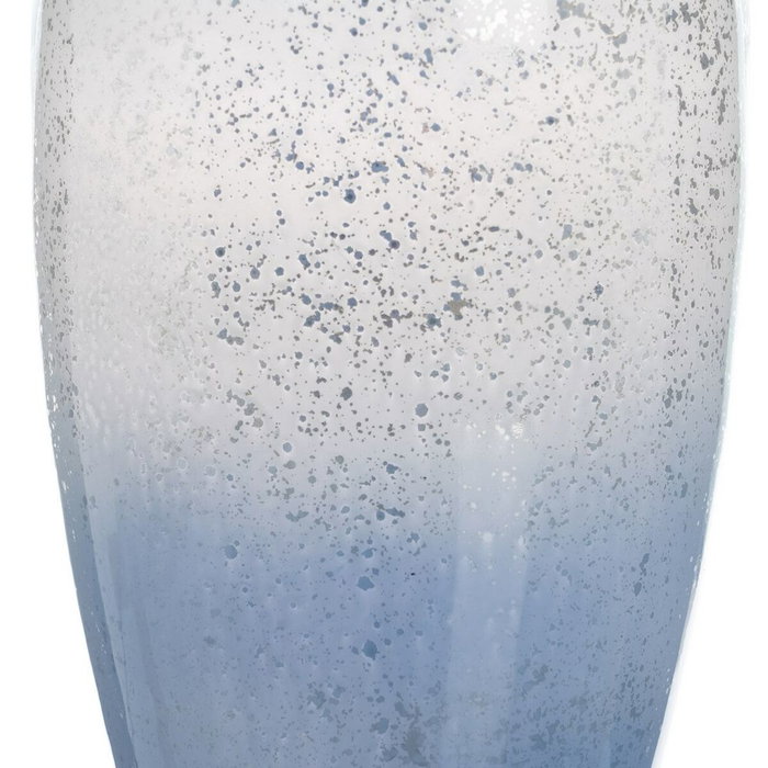 Ixia Botella Decorativa Azul Cristal 12 x 12 x 33 cm