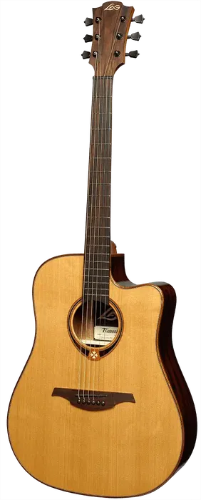LAG Tramontane 118 A/E Guitarra Acústica Dreadnought Cutaway Tapa Cedro Rojo Macizo Natural Brillante LAG Tramontane 118 A/E Guitarra Acústica Dreadnought Cutaway Tapa Cedro Rojo Macizo Natural Brillante