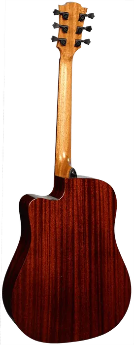 LAG Tramontane 118 A/E Guitarra Acústica Dreadnought Cutaway Tapa Cedro Rojo Macizo Natural Brillante LAG Tramontane 118 A/E Guitarra Acústica Dreadnought Cutaway Tapa Cedro Rojo Macizo Natural Brillante