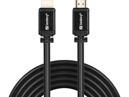 Sandberg Cable HDMI 2.0 10 metros (19M-19M) para TV, Proyector, Consola - Video Alta Resolucion, Sonido Cristalino
