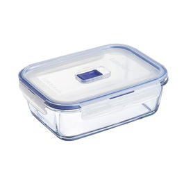 Recipiente Rectangular Hermético Vidrio Pure Box Active Luminarc 19x13x7,3 cm - 122 cL