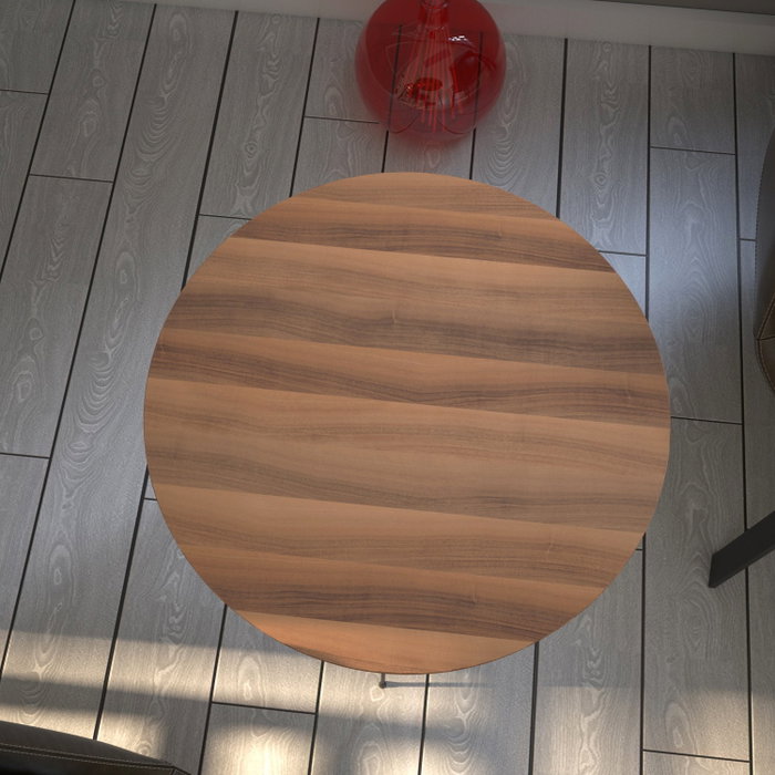 Hanah Home Mesa Auxiliar Nogal 40x44x40 cm