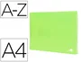 Liderpapel Carpeta Clasificadora Fuelle Polipropileno DIN A4 Amarillo Fluor Opaco 13 Departamentos