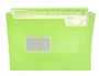 Liderpapel Carpeta Clasificadora Fuelle Polipropileno DIN A4 Amarillo Fluor Opaco 13 Departamentos
