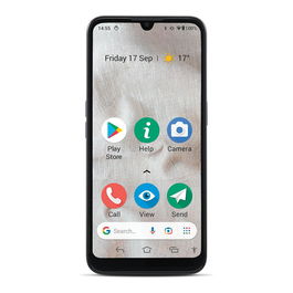 Doro 8100 Plus Smartphone 6.1 Pulgadas 2 GB RAM 32 GB Almacenamiento Gris Android 11 Go Edition