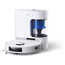 Ecovacs Deebot N20 Plus Robot Aspirador y Fregador Inteligente, Sin Bolsa, Navegación Láser TrueMapping, Compatible con Alexa y Google Assistant, Color Blanco