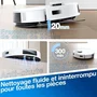 Ecovacs DEEBOT N20 PLUS Aspiradora Robot, Tecnología PureCyclone con Depósito de Polvo sin Consumibles, 8000 Pa