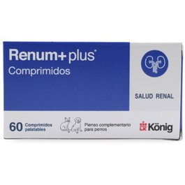 Konig RENUM PLUS 60 Comprimidos Protector Renal Perros Aceite Olea CoQ10 Vitamina E