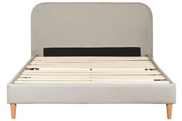 DKD Home Decor Cama Urban Beige 219 x 104 x 170 cm Poliester Madera
