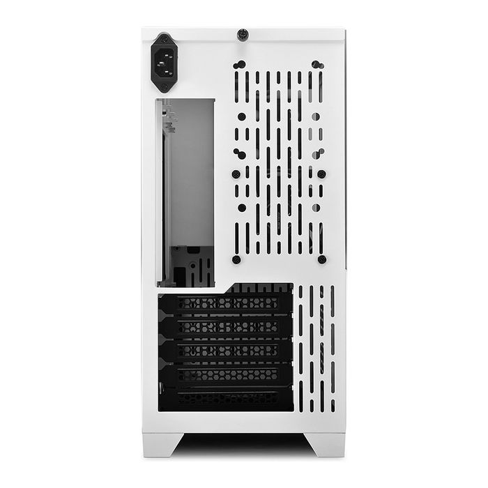 Sharkoon MS-Y1000 Micro Torre PC Blanco mATX/ITX con Panel de Vidrio Templado para Juegos