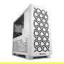 Sharkoon MS-Y1000 Micro Torre PC Blanco mATX/ITX con Panel de Vidrio Templado para Juegos