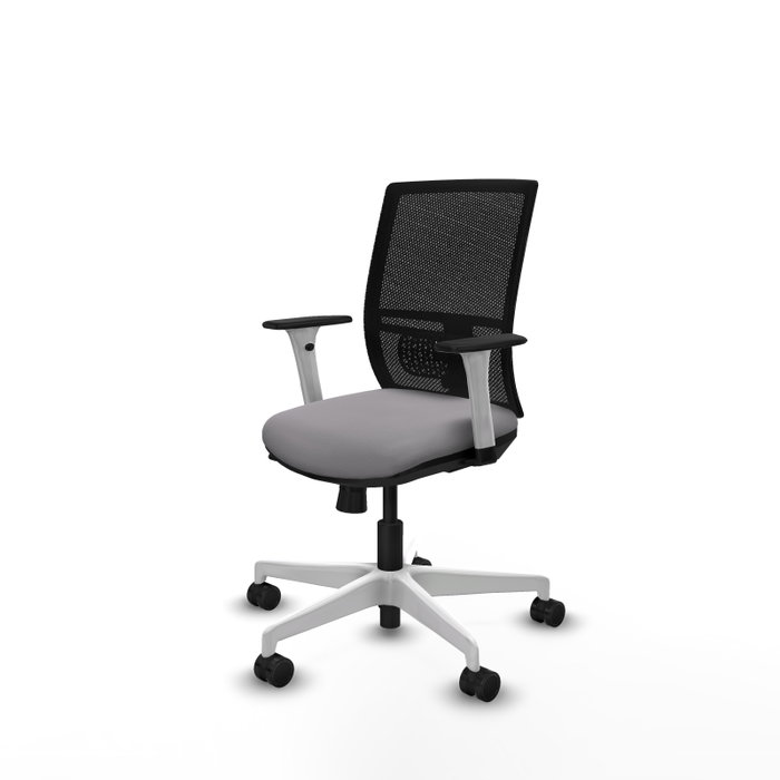 PIQUERAS Y CRESPO Silla de oficina Yunquera Gris y Negro PIQUERAS Y CRESPO Silla de oficina Yunquera Gris y Negro