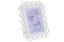 DKD Home Decor Marco de Fotos de Cerámica Blanco 10x15 Scandi