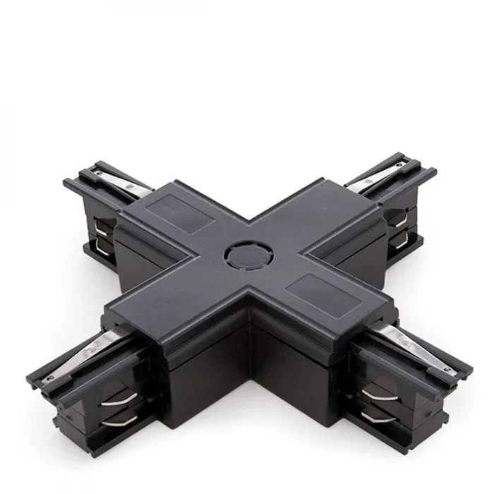 Conector + Carril Trifásico Negro Conector + Carril Trifásico Negro