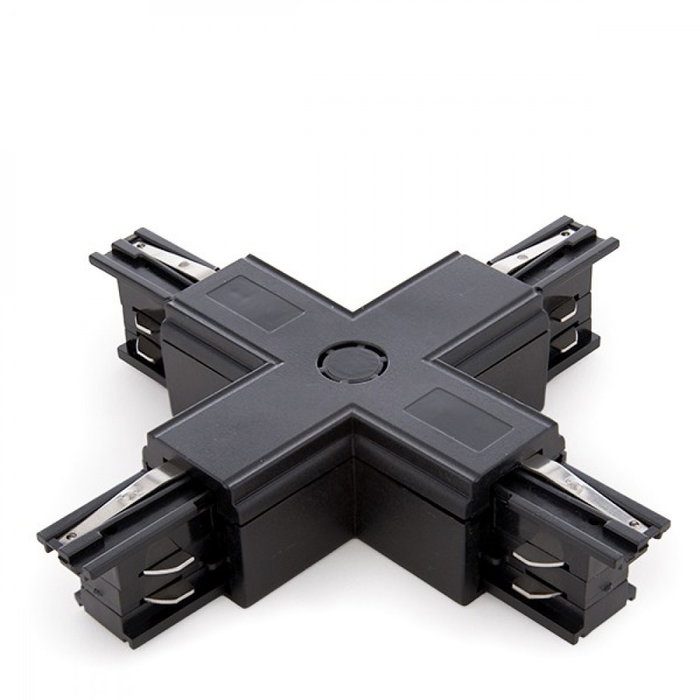 Conector + Carril Trifásico Negro Conector + Carril Trifásico Negro