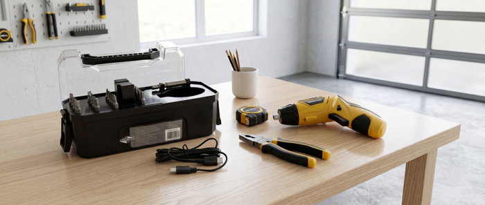 Bricotech Destornillador Eléctrico Inalámbrico 4W